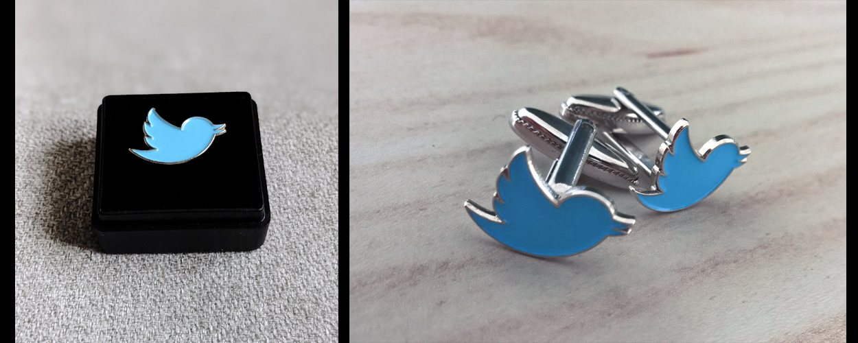 Nos succès : Pin's - broches pour Twitter France