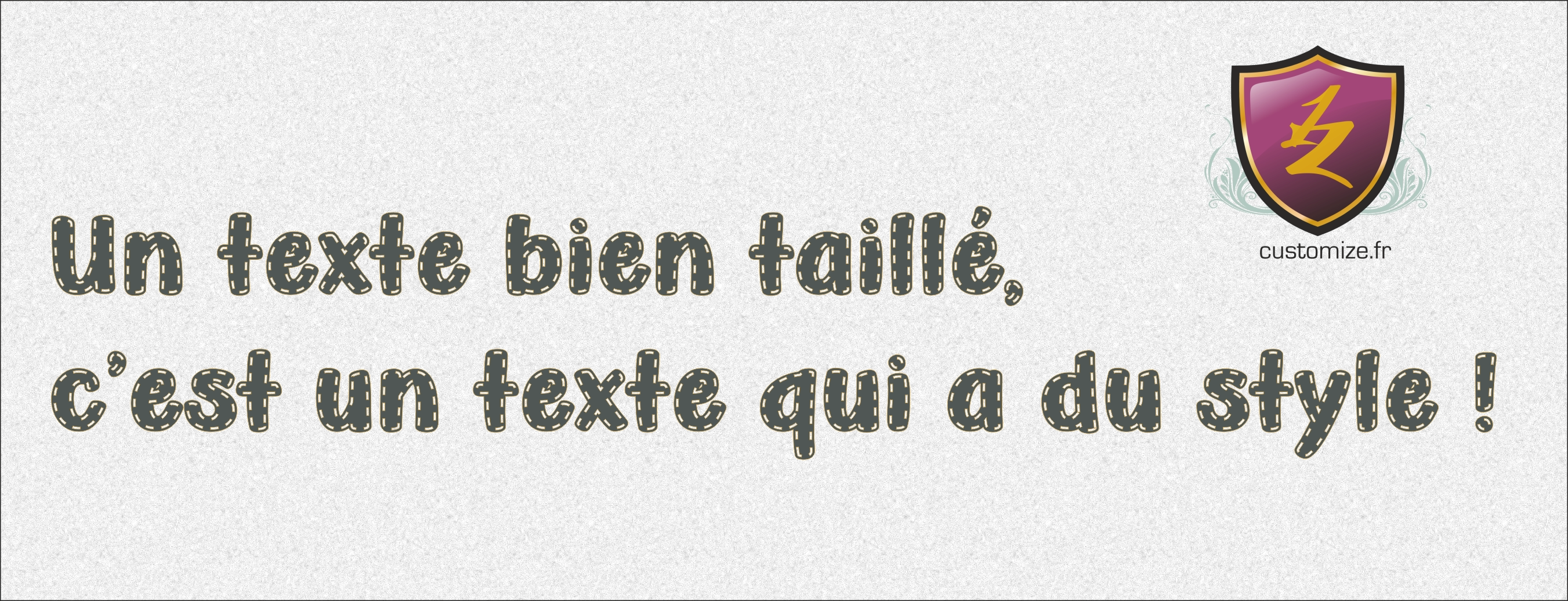 Vos écussons brodés, guide pratique : secrets du texte réussi