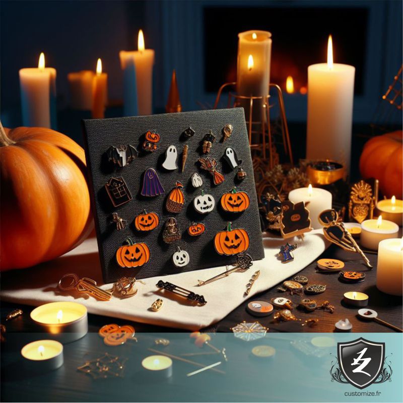 Pin's épingluette Halloween style by customize.fr