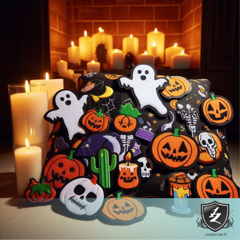Patchs PVC Halloween style by customize.fr
